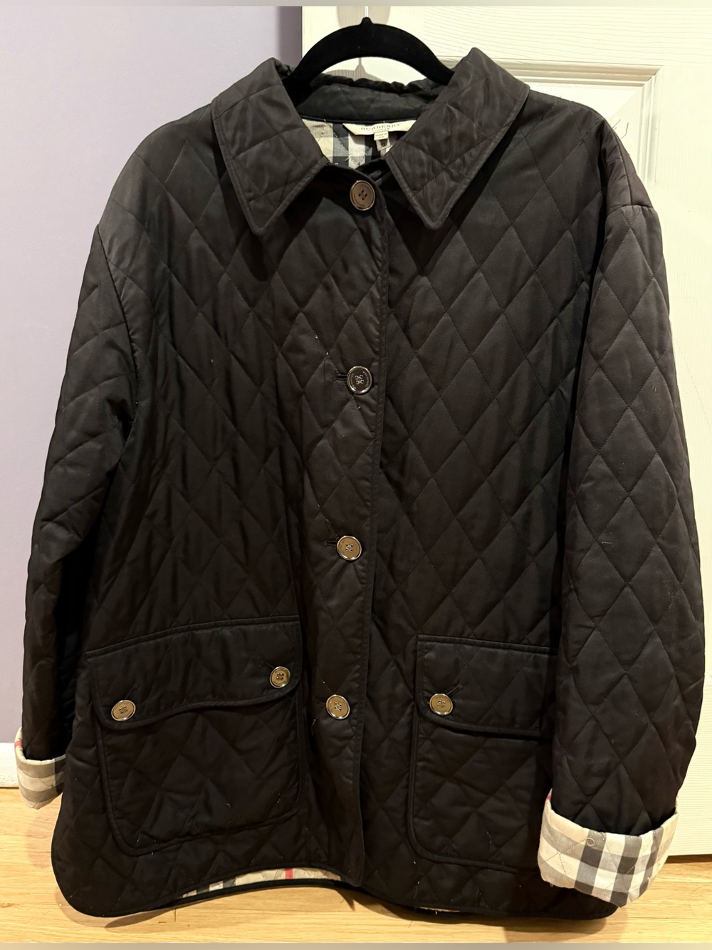 BURBERRY Women’s Quilted Nylon Jacket